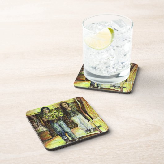 Een Sixtijnse Chape I fase van een ChaIenge Bier Onderzetter (Rechterzijde)