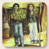 Een Sixtijnse Chape I fase van een ChaIenge Bier Onderzetter (Voorkant)