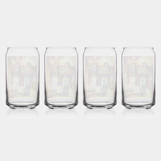 Een Sixtijnse Chape I fase van een ChaIenge Blikvorm Glas (Achterkant)