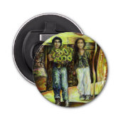 Een Sixtijnse Chape I fase van een ChaIenge Button Flesopener (Voorkant)