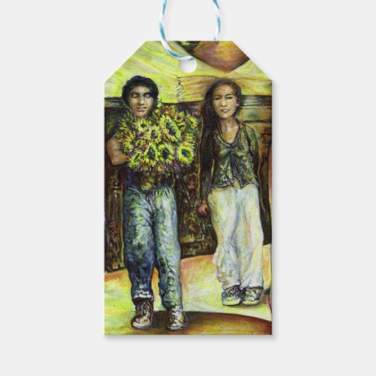 Een Sixtijnse Chape I fase van een ChaIenge Cadeaulabel (Voorkant)