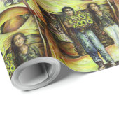 Een Sixtijnse Chape I fase van een ChaIenge Cadeaupapier (Rol Hoek)