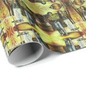 Een Sixtijnse Chape I fase van een ChaIenge Cadeaupapier (Rol Hoek)