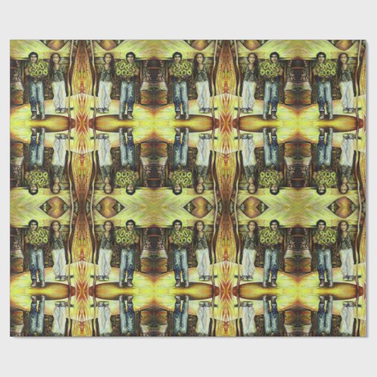 Een Sixtijnse Chape I fase van een ChaIenge Cadeaupapier (Vlak)