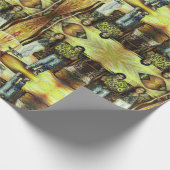 Een Sixtijnse Chape I fase van een ChaIenge Cadeaupapier (Hoek)