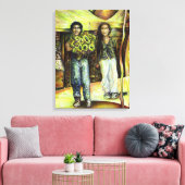 Een Sixtijnse Chape I fase van een ChaIenge Canvas Afdruk (Insitu (Woonkamer))