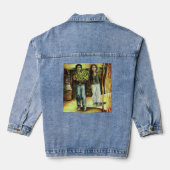 Een Sixtijnse Chape I fase van een ChaIenge Denim Jacket (Achterkant)
