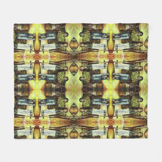 Een Sixtijnse Chape I fase van een ChaIenge Fleece Deken (Voorkant (Horizontaal))