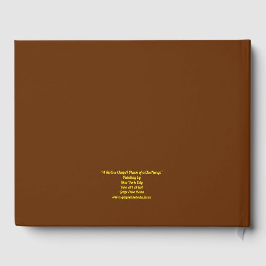 Een Sixtijnse Chape I fase van een ChaIenge Gastenboek (Achterkant)