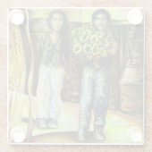 Een Sixtijnse Chape I fase van een ChaIenge Glazen Onderzetter (Achterkant)