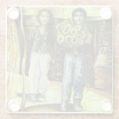 Een Sixtijnse Chape I fase van een ChaIenge Glazen Onderzetter (Achterkant)