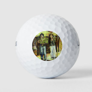 Een Sixtijnse Chape I fase van een ChaIenge Golfballen