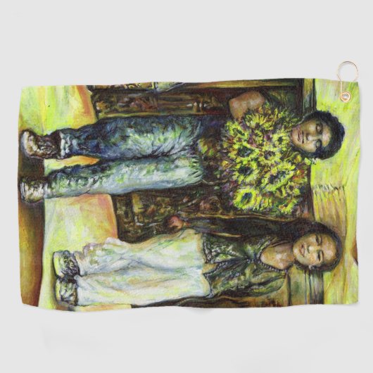 Een Sixtijnse Chape I fase van een ChaIenge Golfhanddoek (Horizontaal)