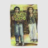 Een Sixtijnse Chape I fase van een ChaIenge Golfhanddoek (Voorkant)