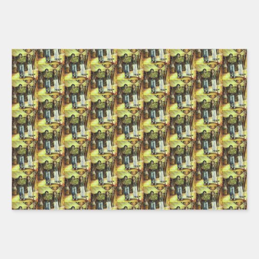 Een Sixtijnse Chape I fase van een ChaIenge Inpakpapier Vel (Voorkant)