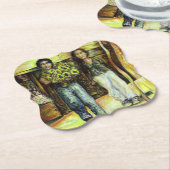 Een Sixtijnse Chape I fase van een ChaIenge Kartonnen Onderzetters (Gekanteld)