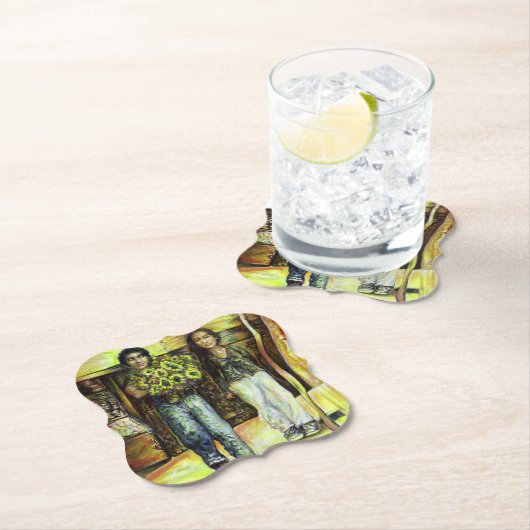 Een Sixtijnse Chape I fase van een ChaIenge Kartonnen Onderzetters (Insitu)