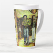 Een Sixtijnse Chape I fase van een ChaIenge Latte Mok (Rechterhoek)