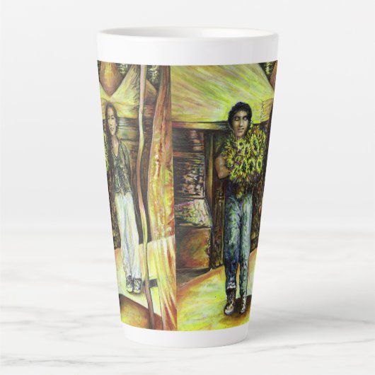 Een Sixtijnse Chape I fase van een ChaIenge Latte Mok (Voorkant)