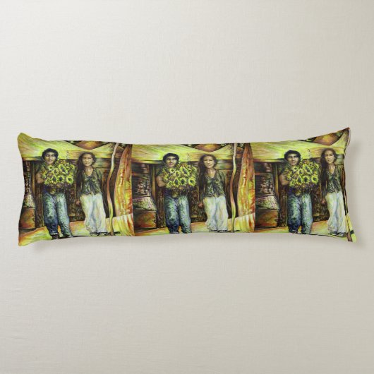 Een Sixtijnse Chape I fase van een ChaIenge Lichaamskussen (Achterkant)