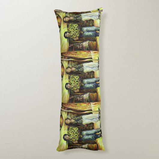 Een Sixtijnse Chape I fase van een ChaIenge Lichaamskussen (Achterkant (Verticaal))