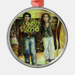 Een Sixtijnse Chape I fase van een ChaIenge Metalen Ornament