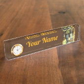 Een Sixtijnse Chape I fase van een ChaIenge Naambordje (Zijkant)