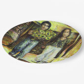 Een Sixtijnse Chape I fase van een ChaIenge Papieren Bordje (Gekanteld)