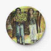 Een Sixtijnse Chape I fase van een ChaIenge Papieren Bordje (Voorkant)