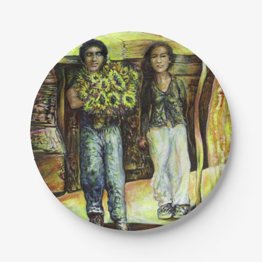 Een Sixtijnse Chape I fase van een ChaIenge Papieren Bordje (Voorkant)