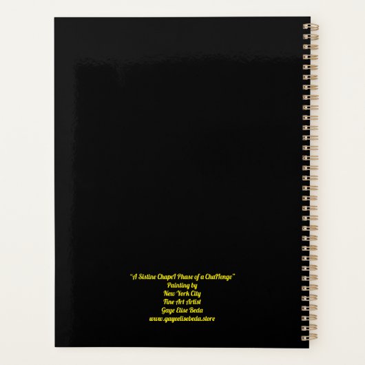 Een Sixtijnse Chape I fase van een ChaIenge Planner (Achterkant)