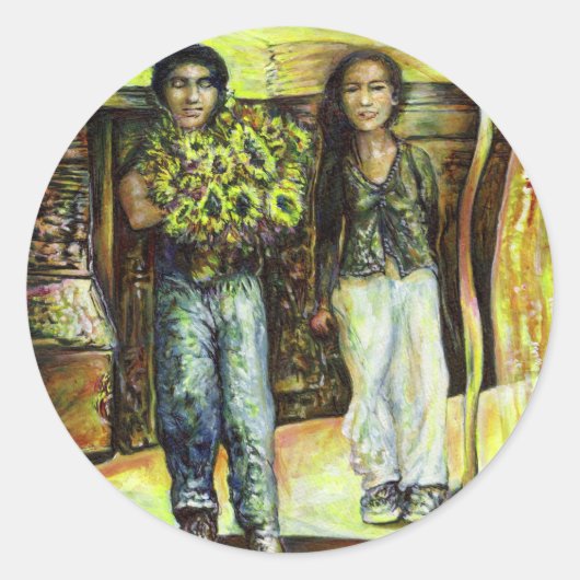 Een Sixtijnse Chape I fase van een ChaIenge Ronde Sticker (Voorkant)