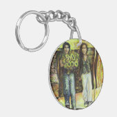 Een Sixtijnse Chape I fase van een ChaIenge Sleutelhanger (Voorkant Links)