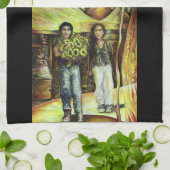 Een Sixtijnse Chape I fase van een ChaIenge Theedoek (Gevouwen)