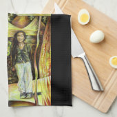 Een Sixtijnse Chape I fase van een ChaIenge Theedoek (Quarter Fold)