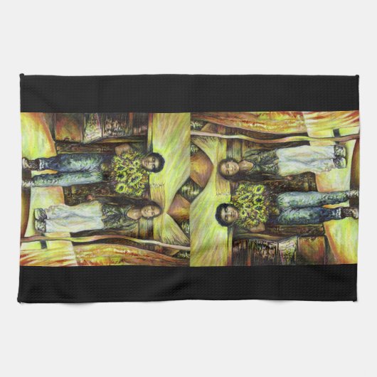 Een Sixtijnse Chape I fase van een ChaIenge Theedoek (Horizontaal)