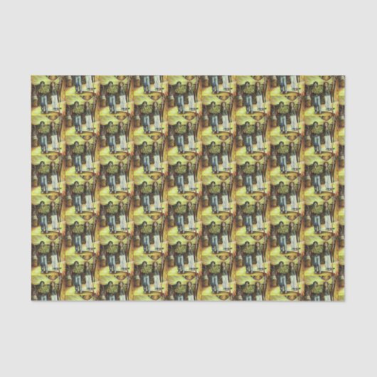 Een Sixtijnse Chape I fase van een ChaIenge Tissuepapier (Voorkant)