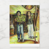 Een Sixtijnse Chape I fase van een ChaIenge Voedselcontainer Etiket (Enkel label)