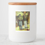 Een Sixtijnse Chape I fase van een ChaIenge Voedselcontainer Etiket (Voorkant)