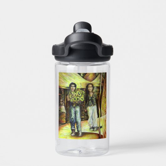 Een Sixtijnse Chape I fase van een ChaIenge Waterfles (Achterkant)