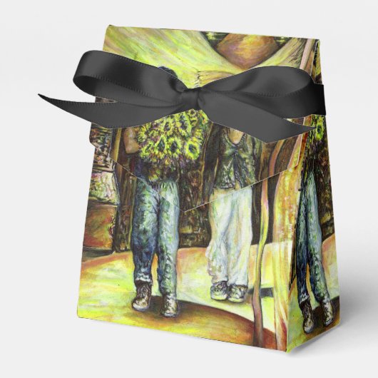 Een Sixtijnse ChapeI-fase van een ChaInge-gunstbox Bedankdoosjes (Voorkant Zijde)