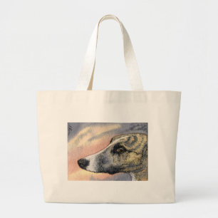 Een sjieke hond, handige hond grote tote bag