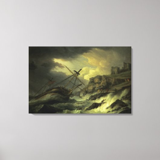 Een sjiitisch schip dat 'The Dutton' zou zijn Canvas Afdruk (Voorkant)