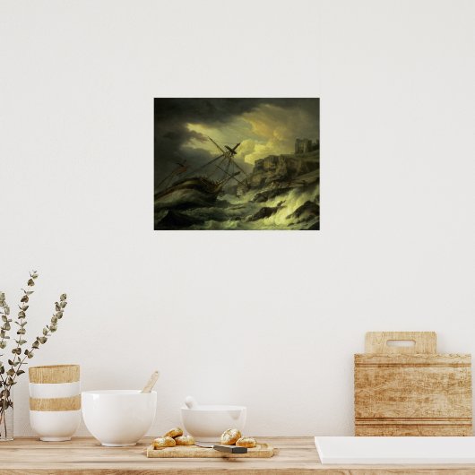 Een sjiitisch schip dat 'The Dutton' zou zijn Poster (Keuken)