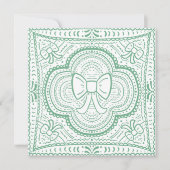 Een sjofele chique boog kaart (Voorkant)