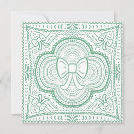 Een sjofele chique boog kaart