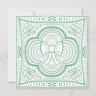 Een sjofele chique boog kaart