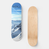 Een skateboard voor een scène in de bergen, een aa (Voorkant)