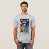 Een skelet de stoner tarot t-shirt (Voorkant volledig)