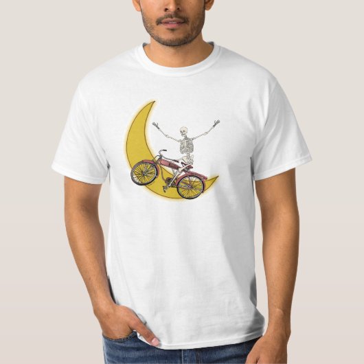 Een skelet fiets t-shirt (Voorkant)